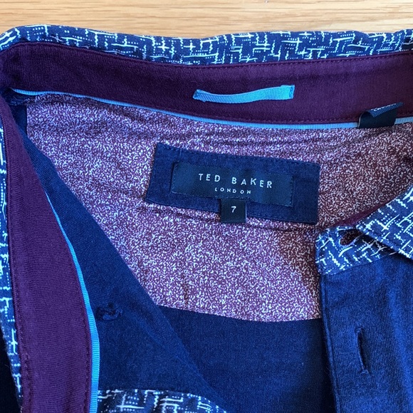 Ted Baker Men’s short sleeve polo size 7 (XL) - Picture 3 of 7